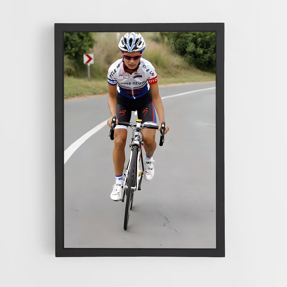 Poster Piste d'Aventure – affiche Cyclisme (vue 2)